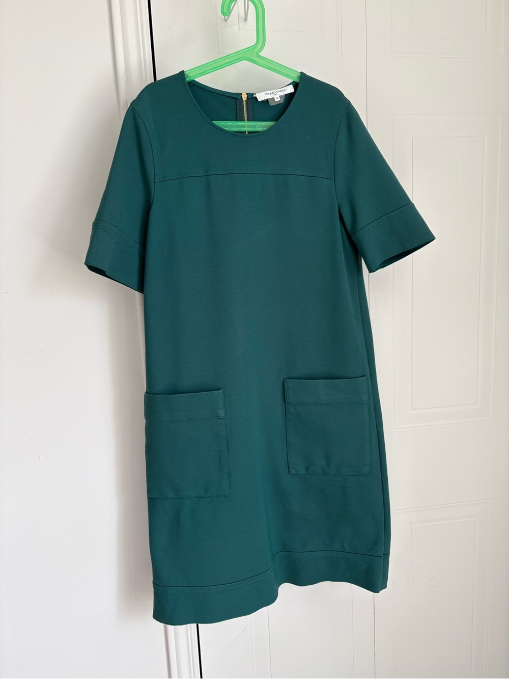 🇫🇷 Gerard Darel Emerald Green Shift Dress